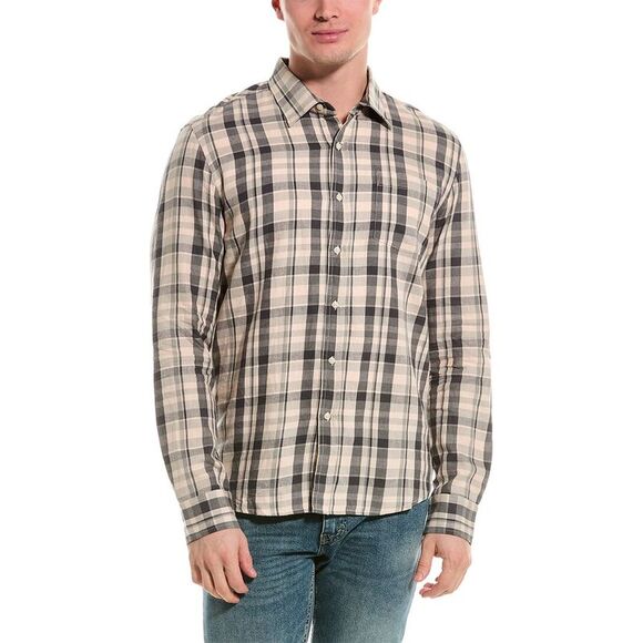 Velvet By Graham & Spencer Mens  Leonard Shirt, Pink - Picture 1 of 3